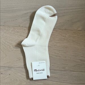 Madewell Cream/off white Crew Socks